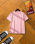 BABY PINK HALF SLEEVE T-SHIRT