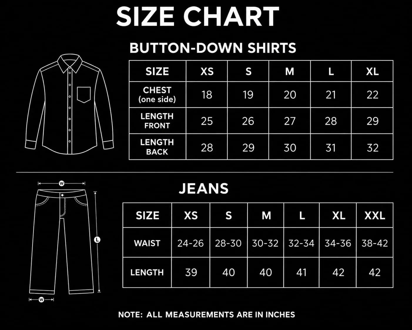 DUO PACK ( DARK BROWN BUTTON DOWN SHIRT WITH BEIGE WIDE LEG JEANS )