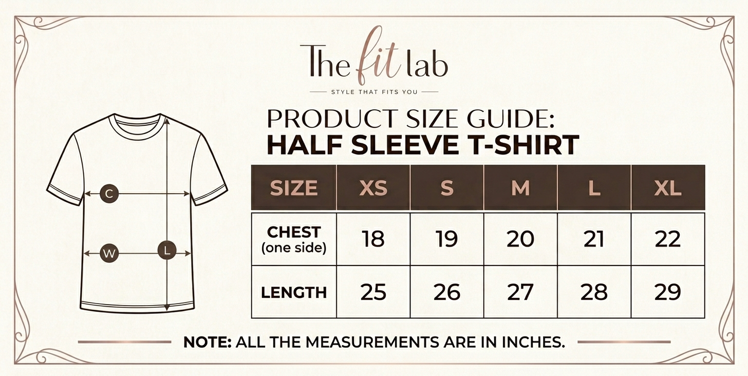 BLACK HALF SLEEVE T-SHIRT