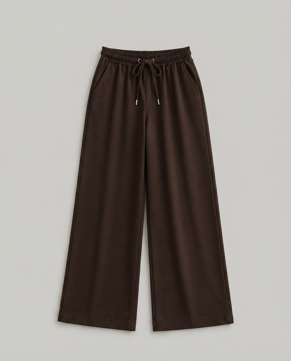 DARK BROWN FLAPPER TROUSERS