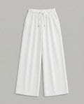 WHITE FLAPPER TROUSERS