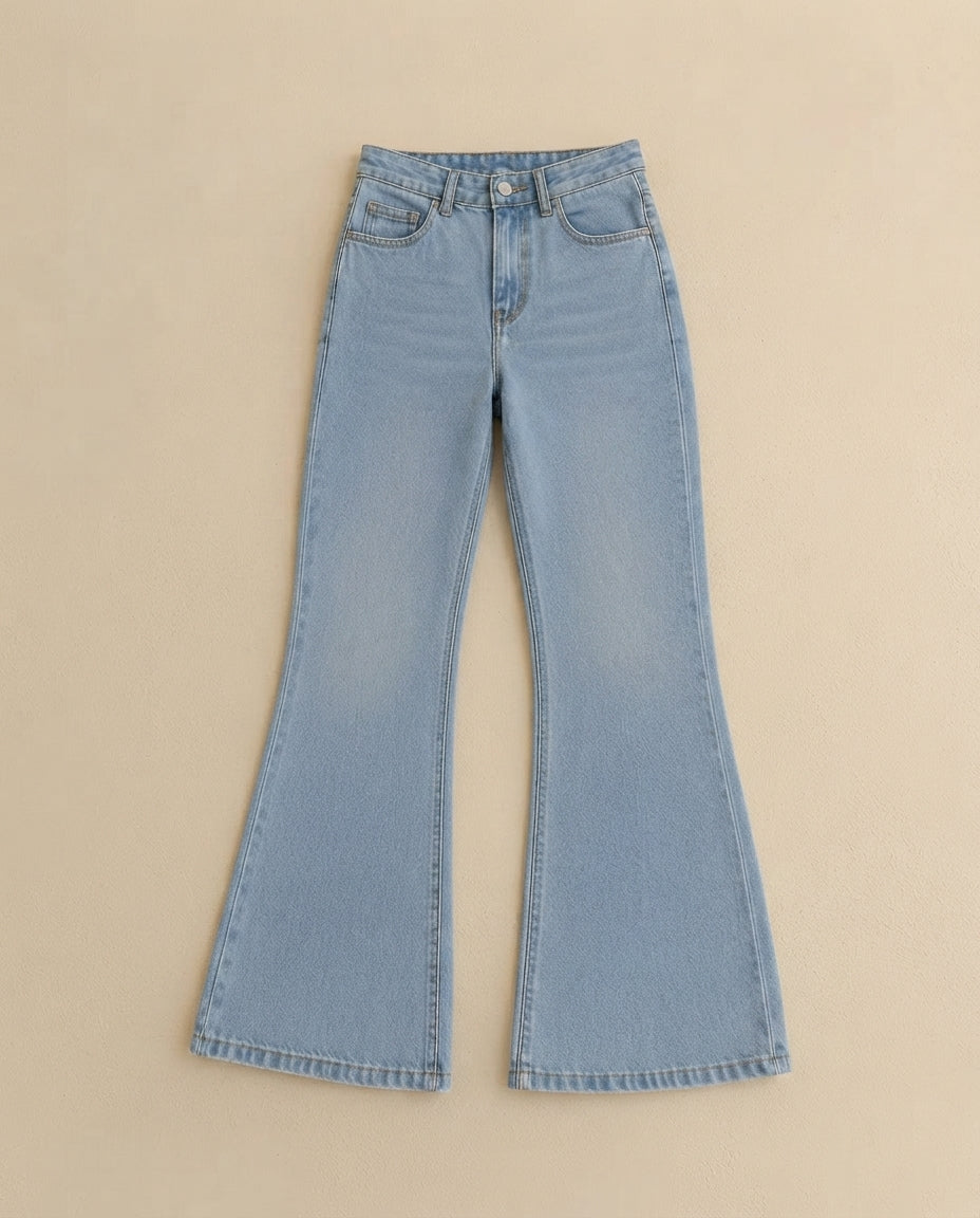 ICE BLUE BELL BOTTOM JEANS