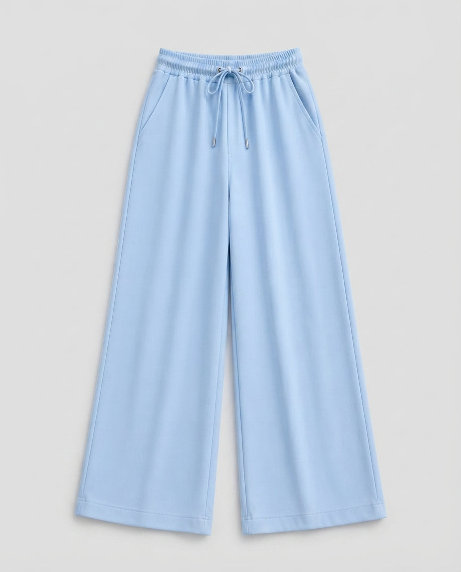 SKY BLUE FLAPPER TROUSERS