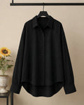 BLACK BUTTON DOWN SHIRT